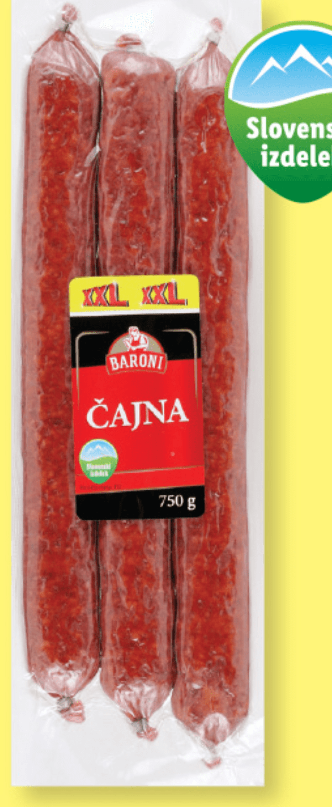 Baroni Čajna klobasa XXL 750 g