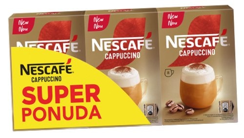 Kava Nescafé Irish, 112 g; sweet, 108 g