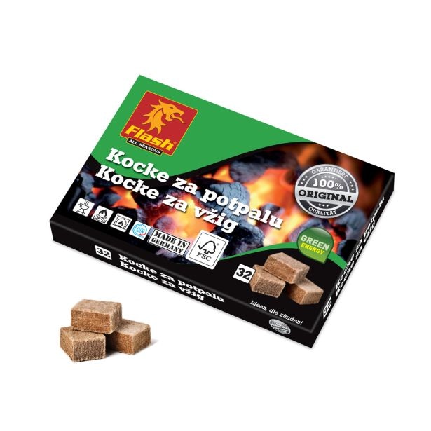 KOCKE ZA VŽIG FLASH FLASH EKO 32 kosov - Akcija v trgovini Merkur