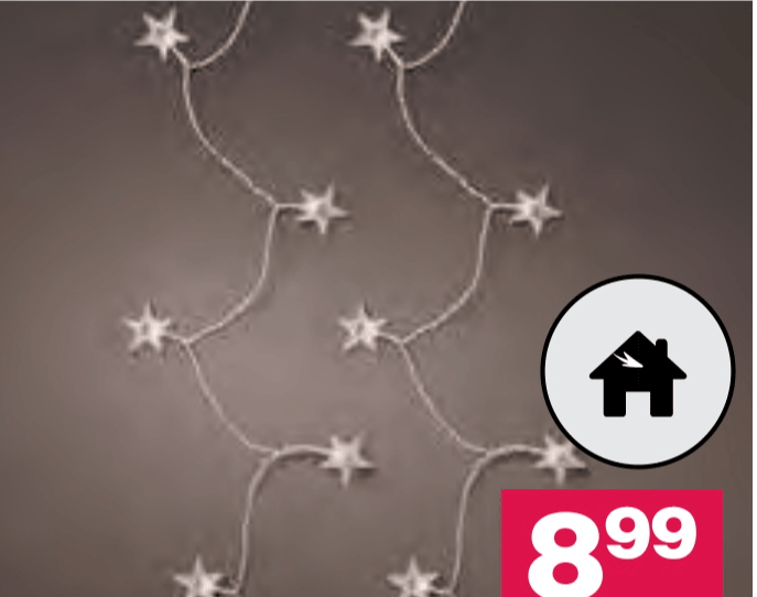 LED lučke novoletne zvezde 20 lučk