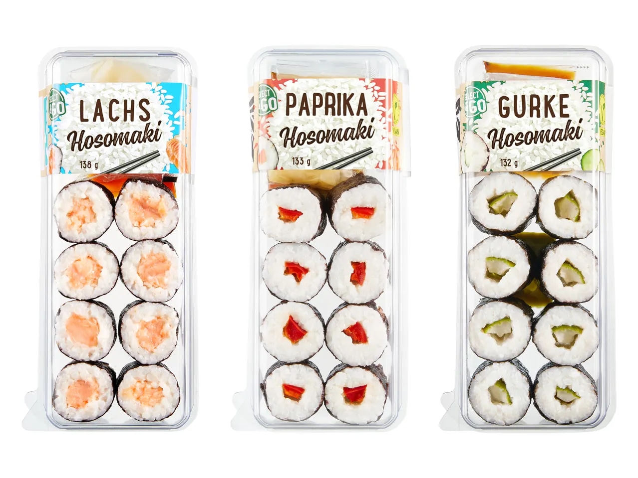 Select&Go Hosomaki Sushi Set 132-138 g