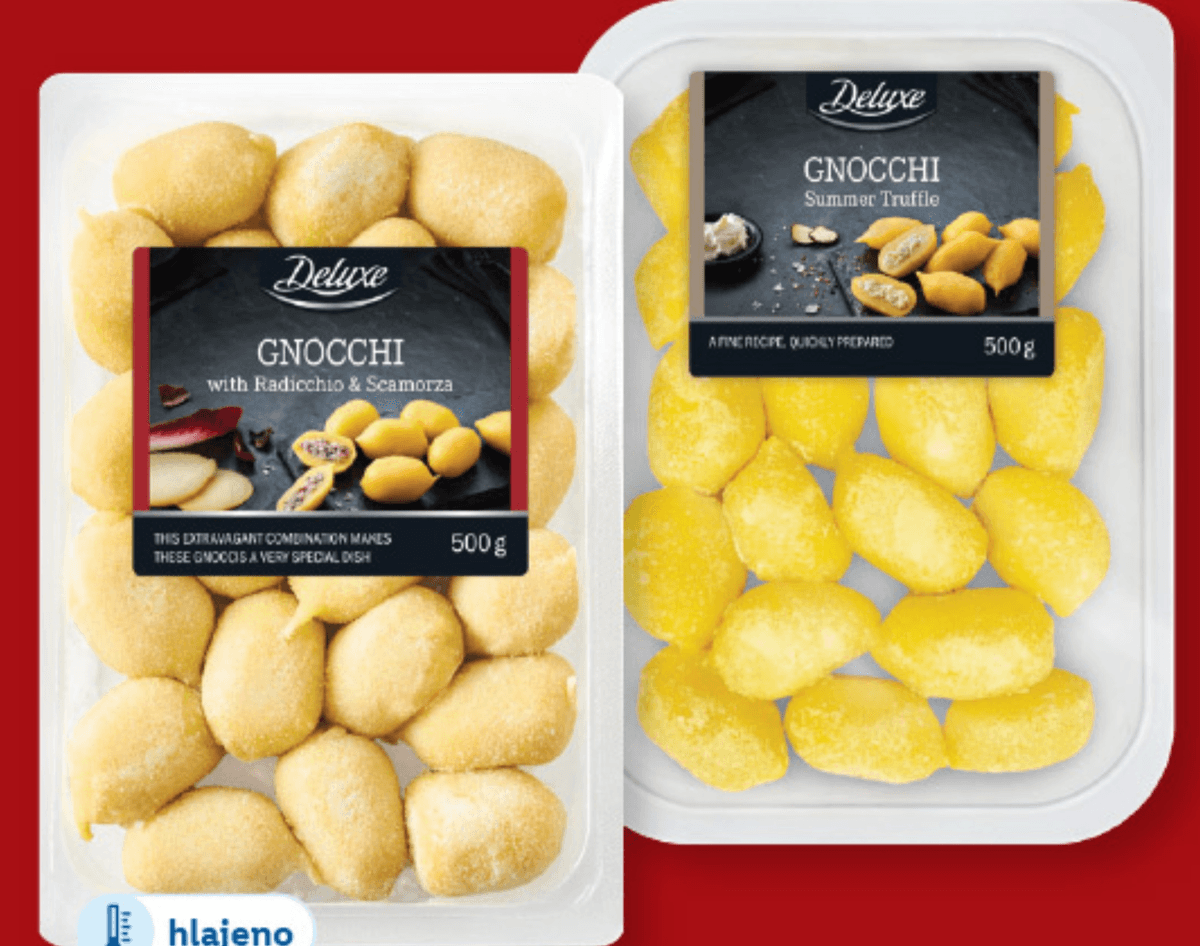 DELUXE Polnjeni krompirjevi njoki 500 g - Akcija v trgovini Lidl