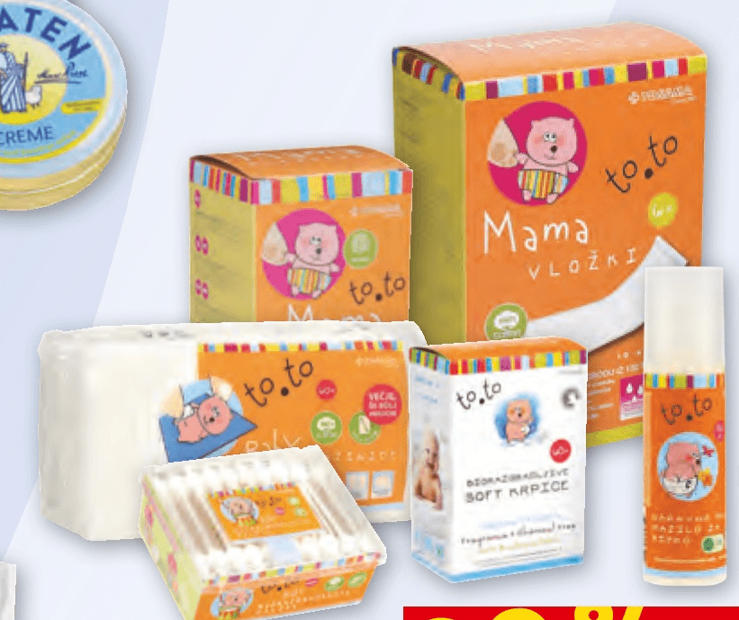 Izdelki To.To - Akcija v trgovini Spar