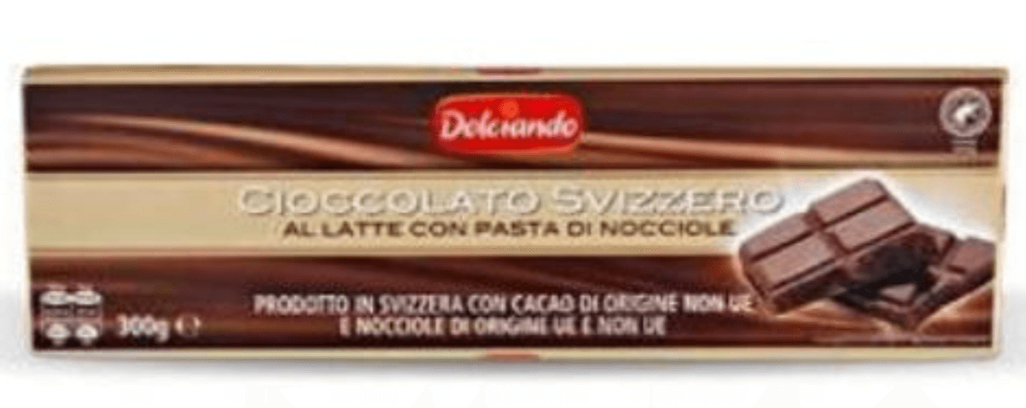 Švicarska čokolada z lešnikovo pasto 300 g