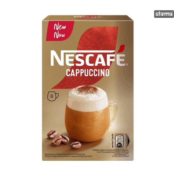 Nescafe Cappuccino 8 x 13,5 g ali 8 x 14 g Nescafé