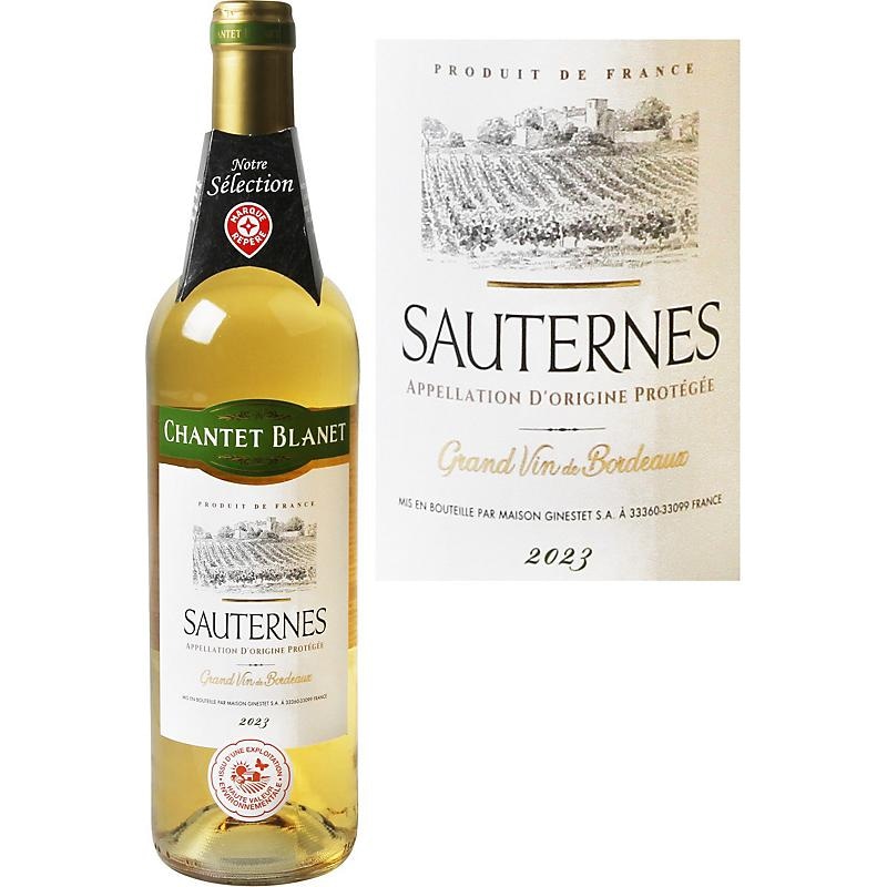 Chantet Blanet Sauternes 0,75 L
