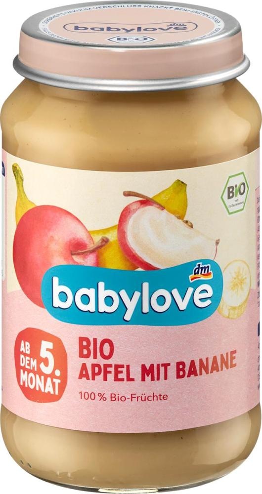 babylove bio sadni pripravek iz jabolk in banan 190 g