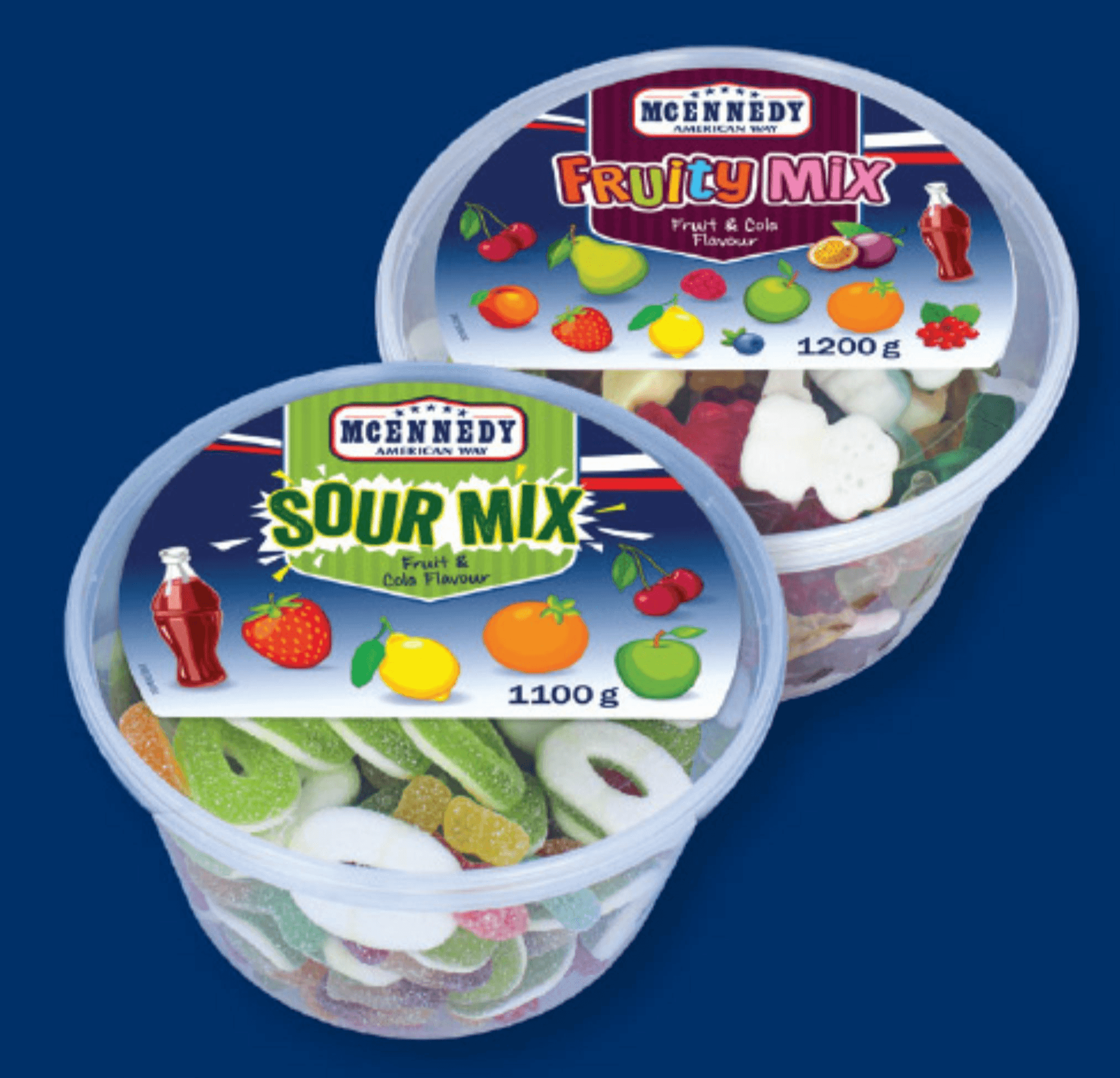 MCENNEDY Gumijevi bonboni 1100/1200 g