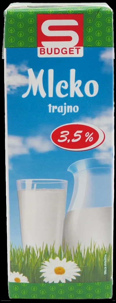 BUDGET Trajno mleko 1l