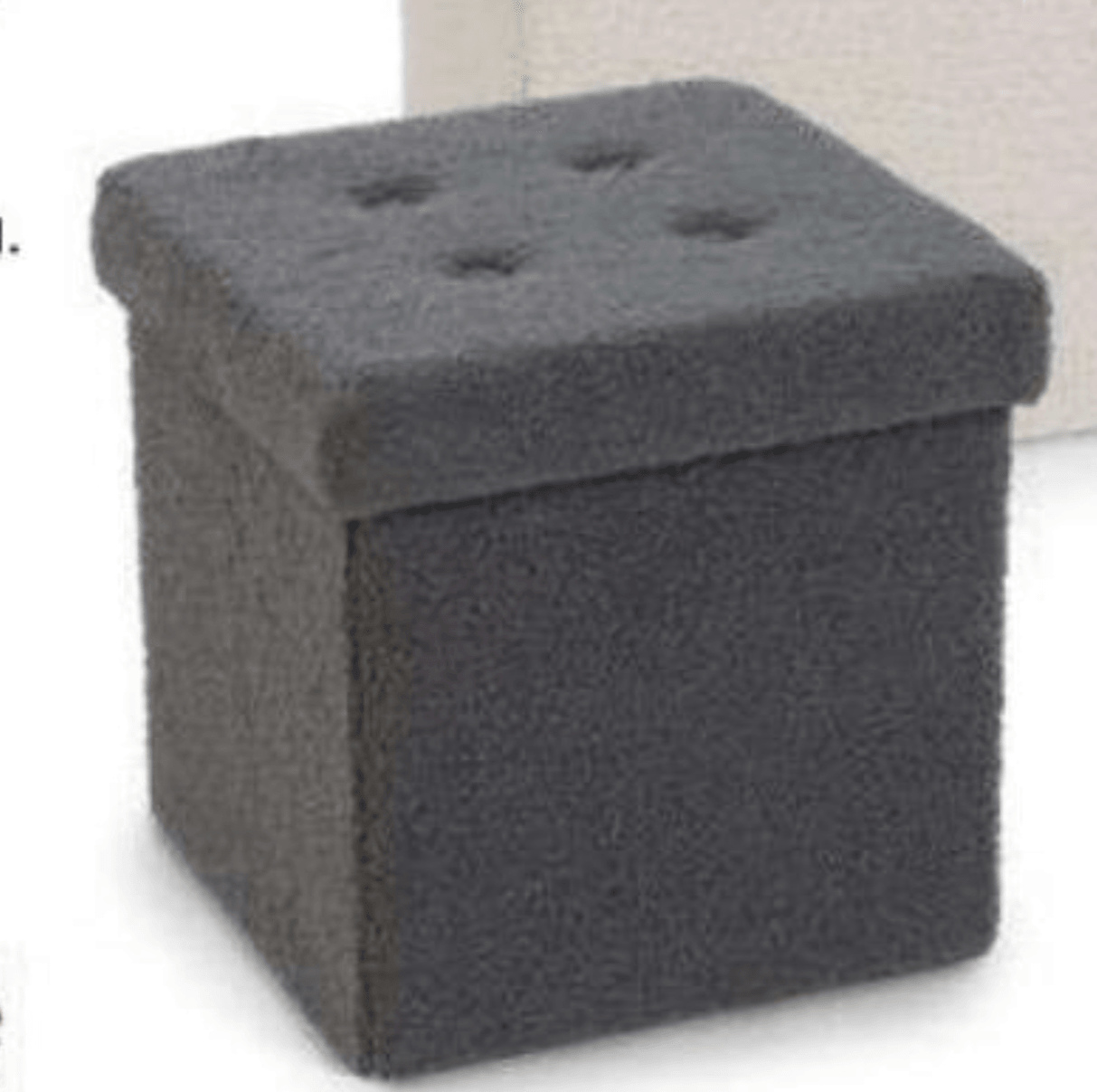 Zložljiv tabure s prostorom za shranjevanje