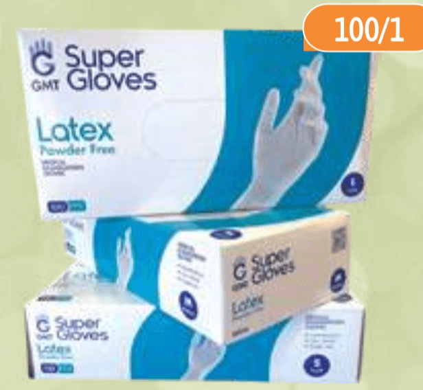 Lateks rokavice Super Gloves 100/1