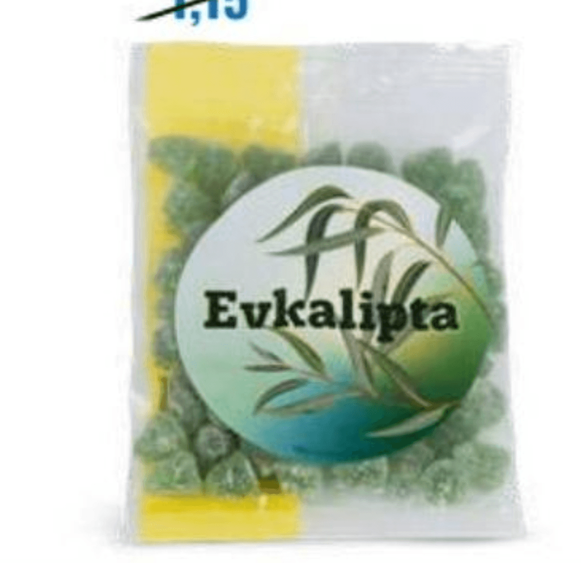 Gumijasti bonboni z okusom evkaliptusa 150 g - Akcija v trgovini Eurospin