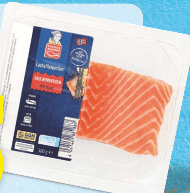 Golden Seafood File norveškega lososa 300 g