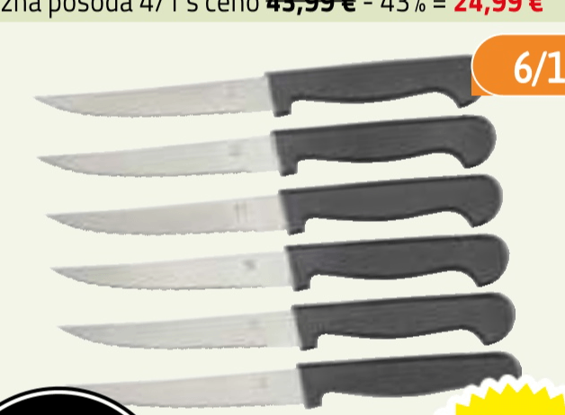 Set nožev 6/1