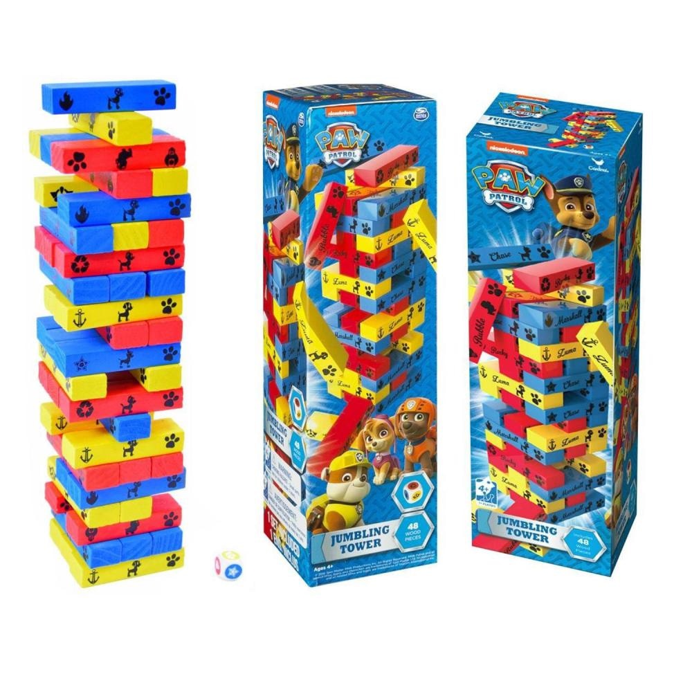 Jenga Paw Patrol ali Gabby