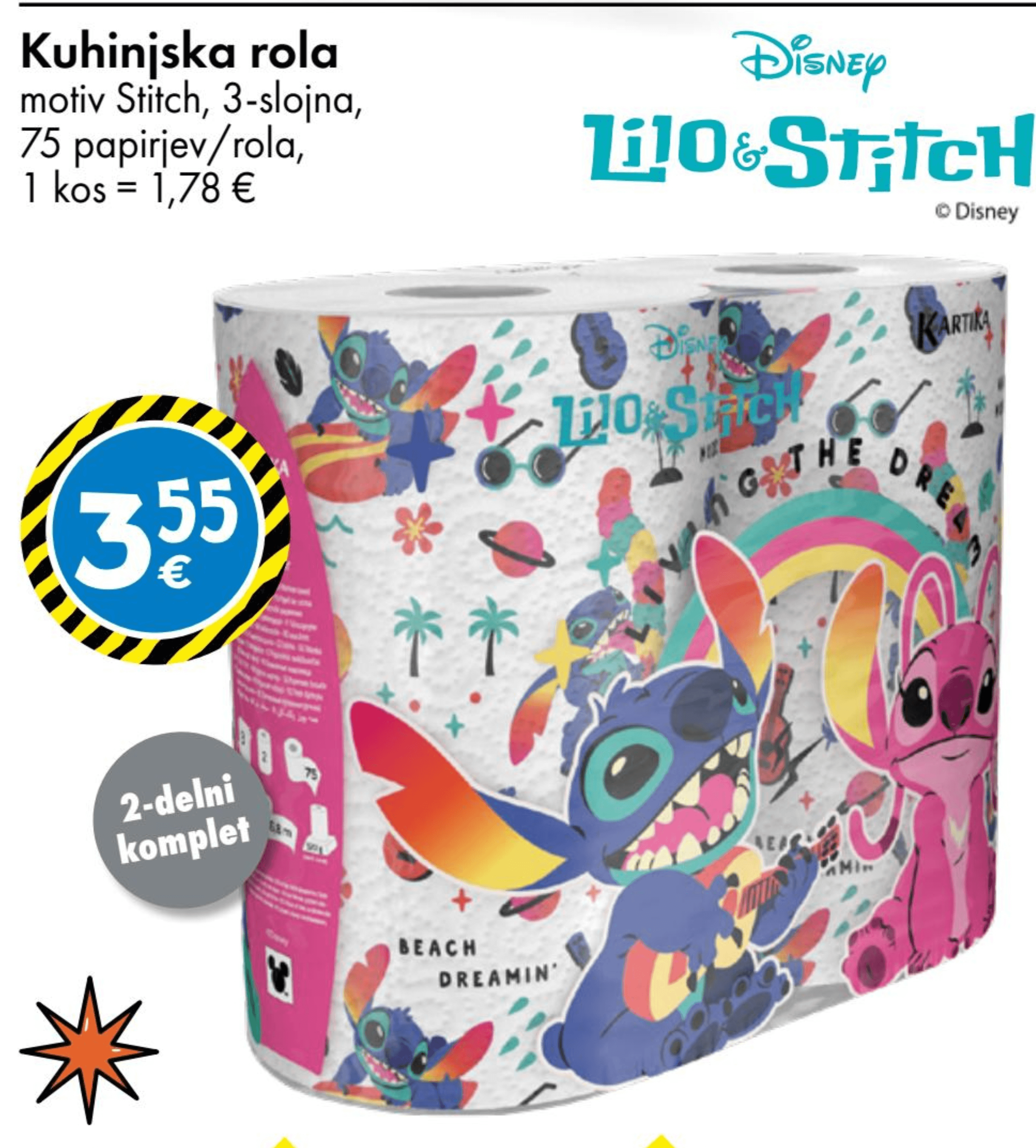 Kuhinjska rola 2-delni komplet