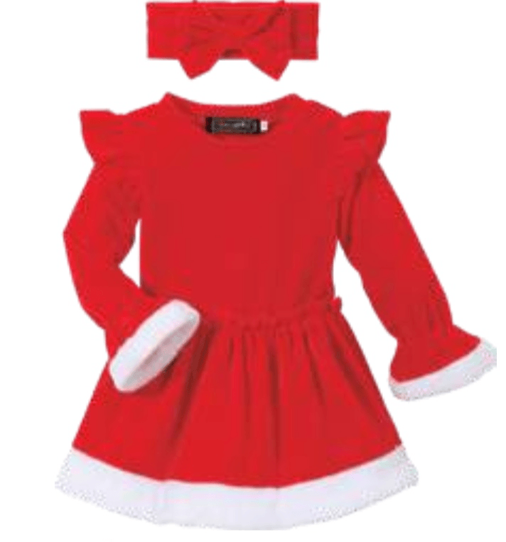 Dekliška Obleka + Trak za Lase