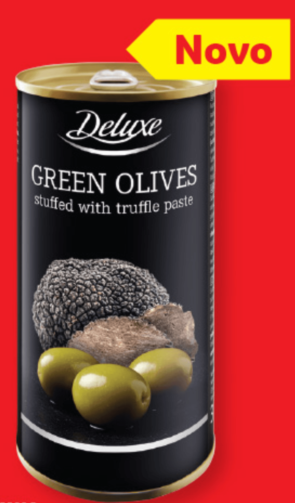 Deluxe Zelene olive s tartufi 150 g