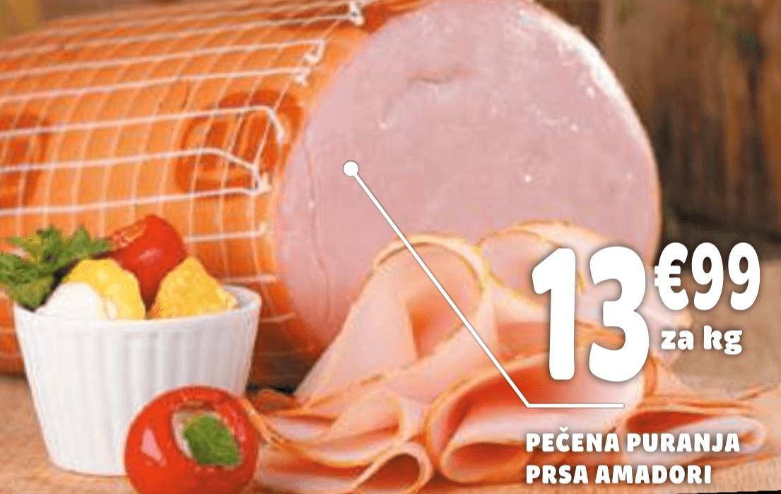 Pečena puranja prsa