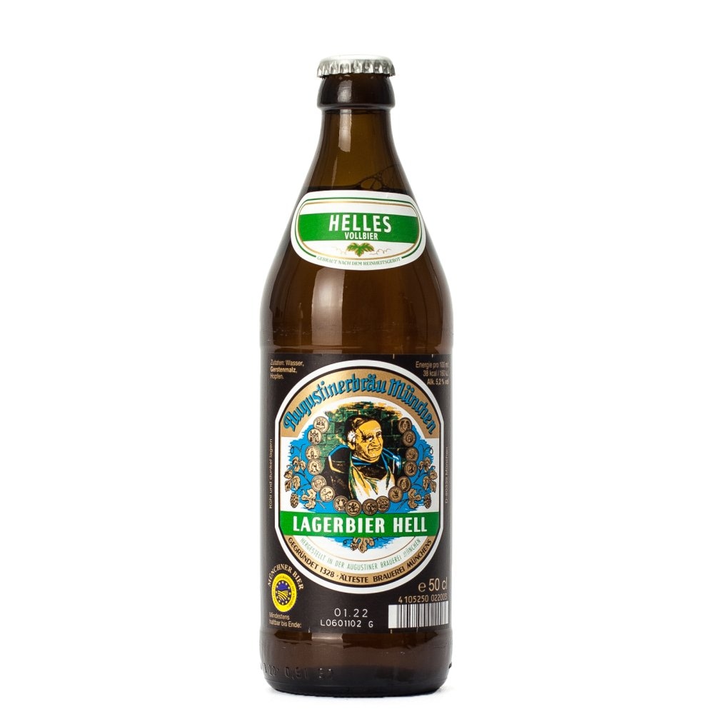 Pivo Augustiner Hell ali Edelstoff 0,5 l