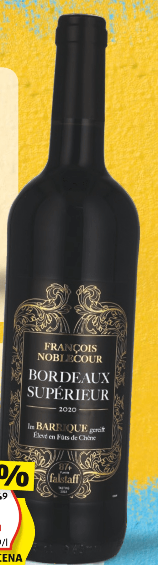 François Noblecour Bordeaux Supérieur Barrique 0,75 l