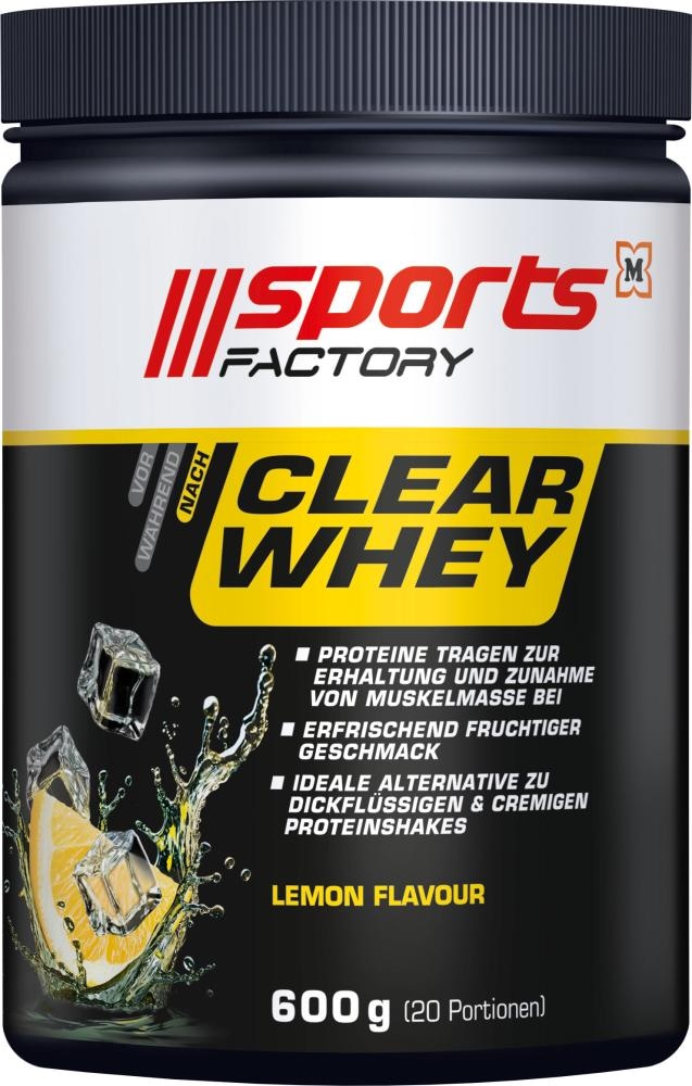 SPORTS FACTORY Clear Whey Lemon 600 g