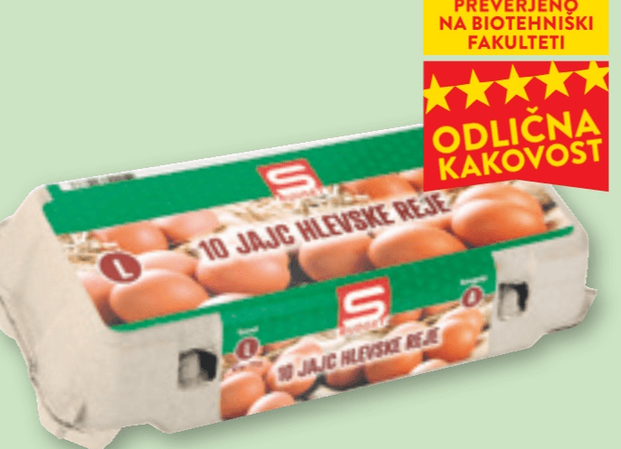 Jajca hlevske reje L 10/1