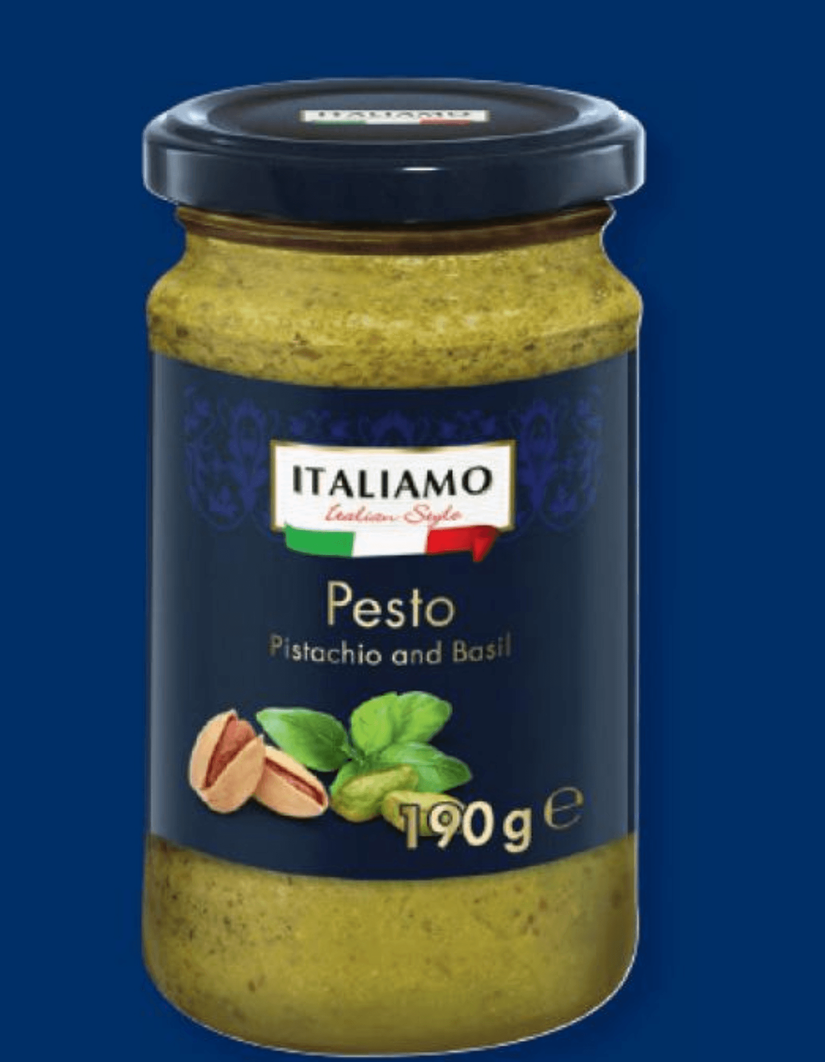 ITALIAMO Pesto s pistacijami in baziliko 190 g