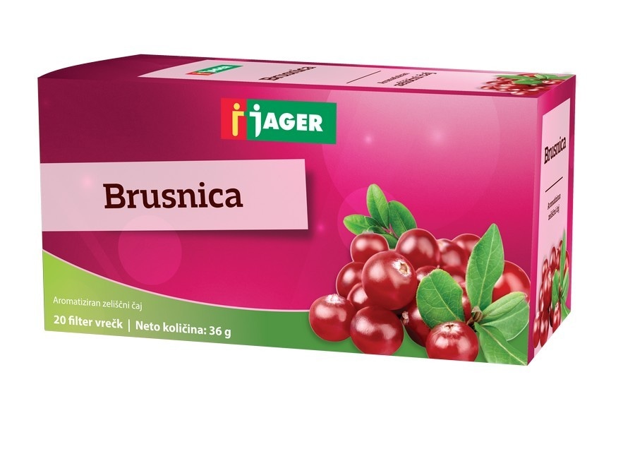 ČAJ BRUSNICA 36 g Jager