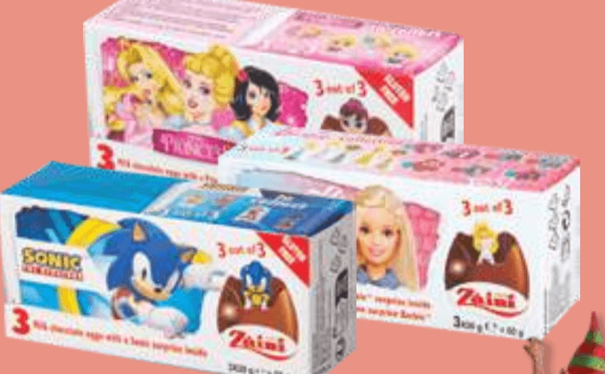 Jajce presenečenja Licence 3x 20 g