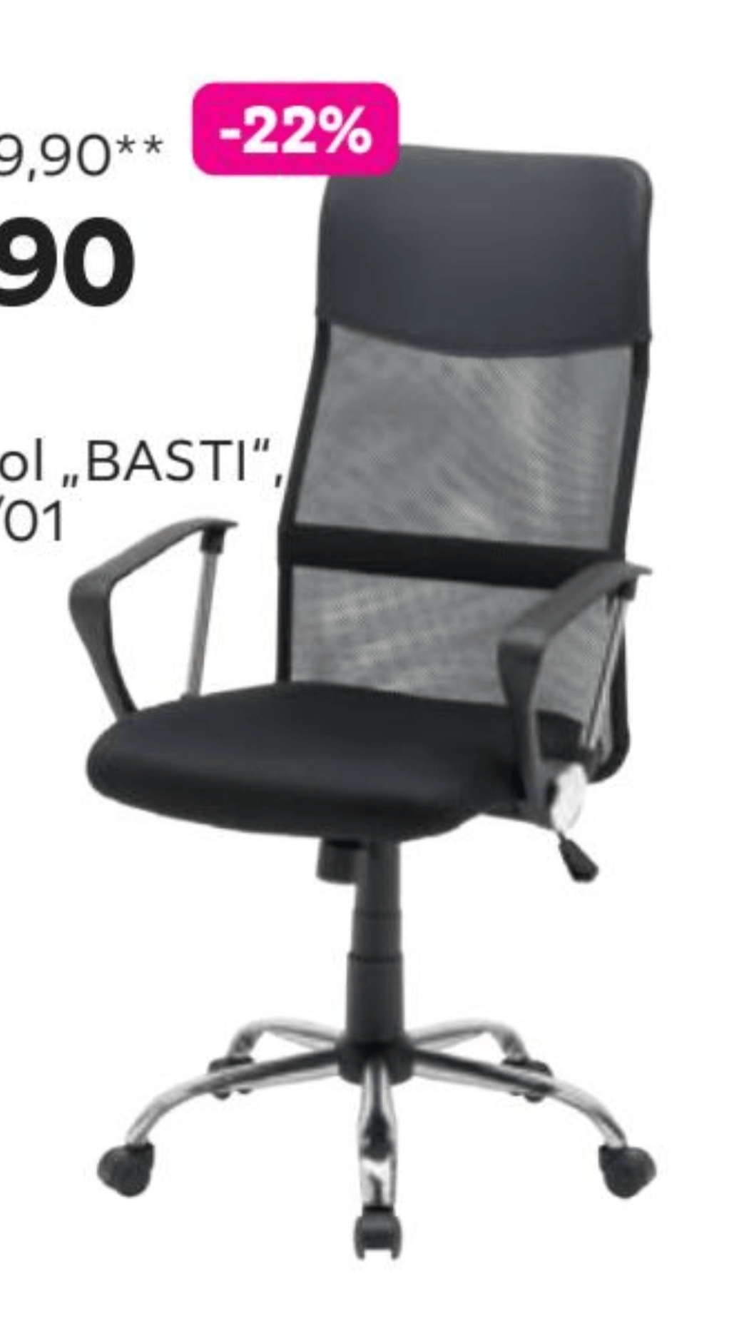 Pisarniški stol „BASTI"