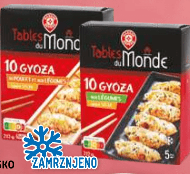 Cmočki Gyoza 212 g - Akcija v trgovini E.Leclerc