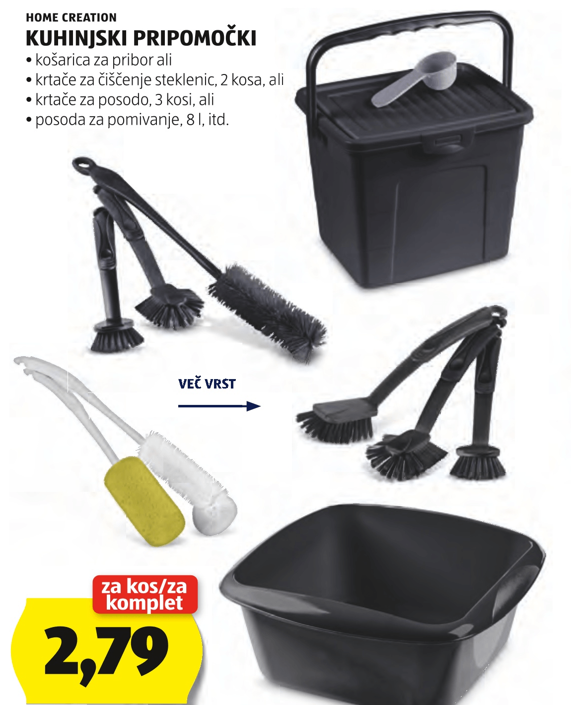 Kuhinjski pripomočki različno - Akcija v trgovini Hofer