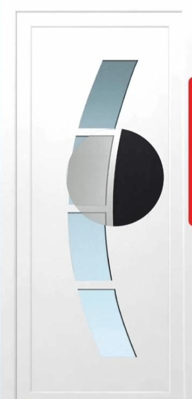 PVC vhodna vrata 'Milano KF740'