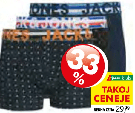 Moške boxer hlače Jack&Jones 3/1