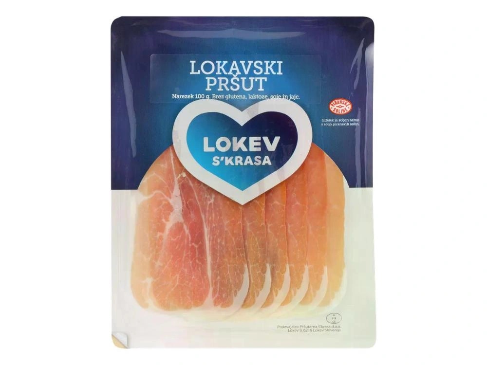 PRŠUTARNA LOKEV Lokavski pršut 100 g