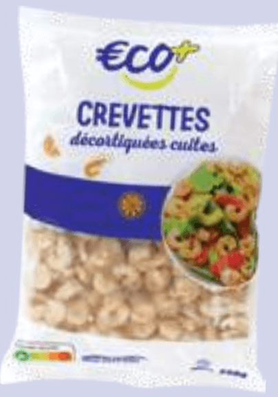 Kuhane oluščene kozice 500 g