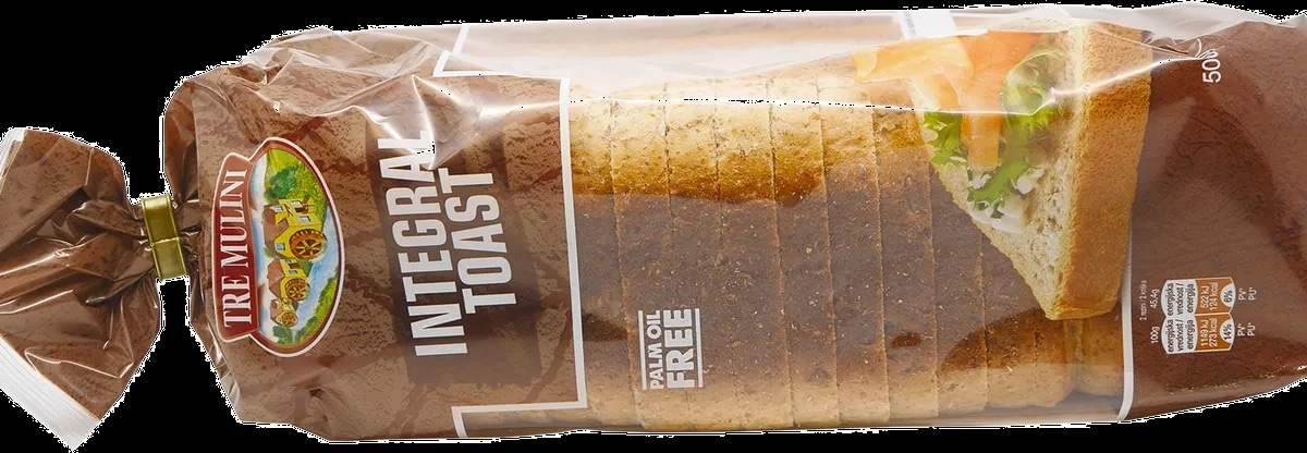 Polnozrnati kruh za toast 500 g