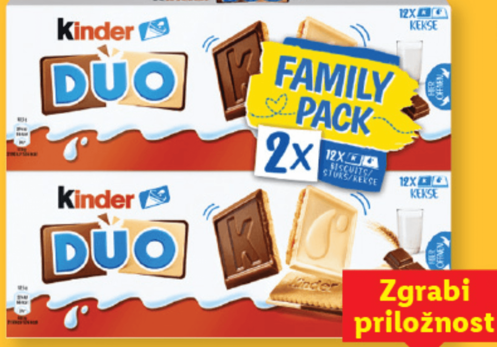 Kinder Kinder Duo 300 g - Akcija v trgovini Lidl