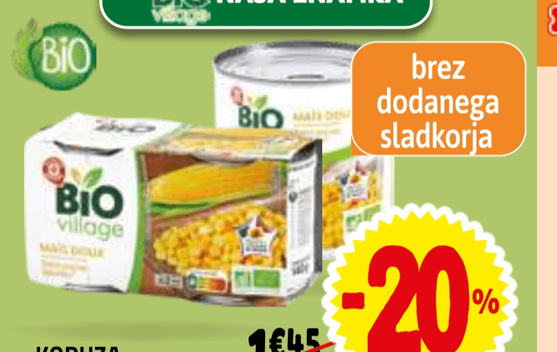 Koruza 300 g - Akcija v trgovini E.Leclerc