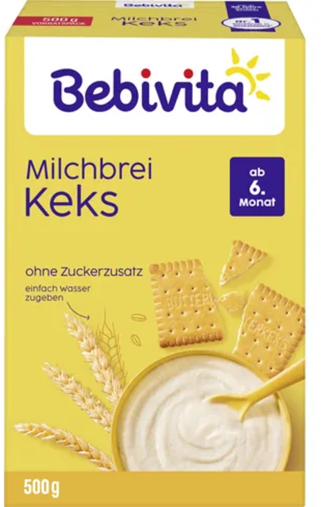 Bebivita otroška mlečna kašica Keks 500 g