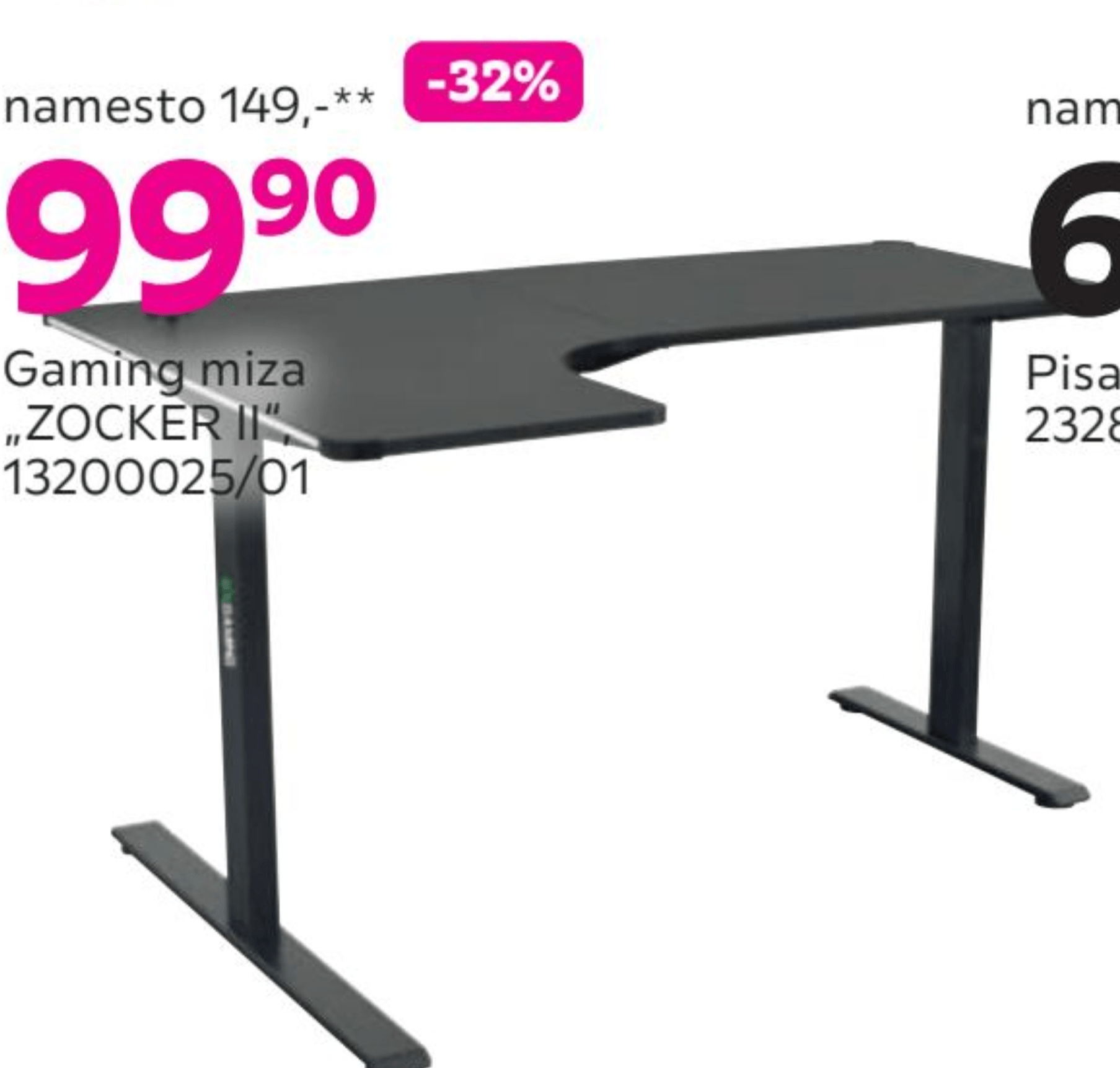 Gaming miza „ZOCKER II"