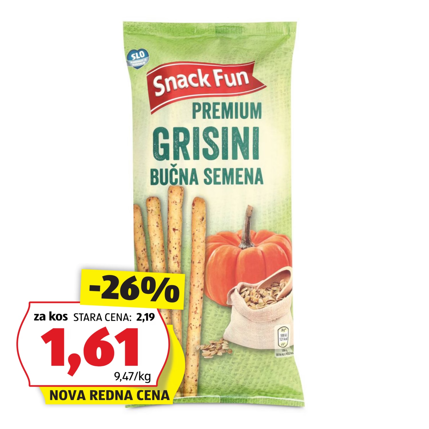 Snack Fun Premium Grisini 170 g
