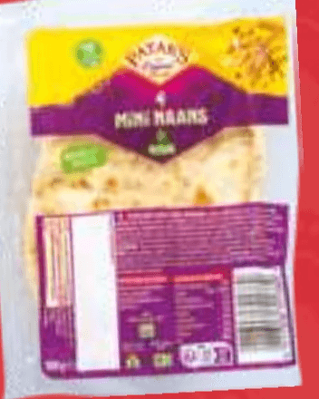 Kruhki Naan Patak's 188 g - Akcija v trgovini E.Leclerc