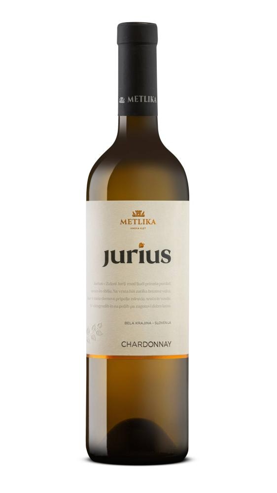 Vrhunsko vino ZGP Chardonnay ali Sauvignon Jurius "KZ Metlika" 0,75 l