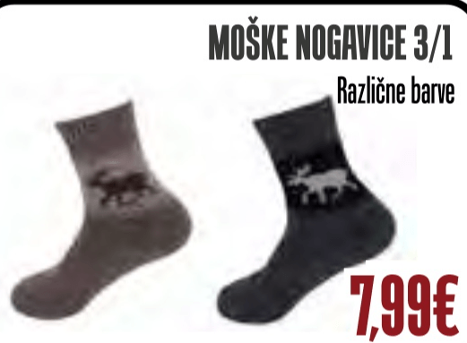 Moške nogavice 3/1