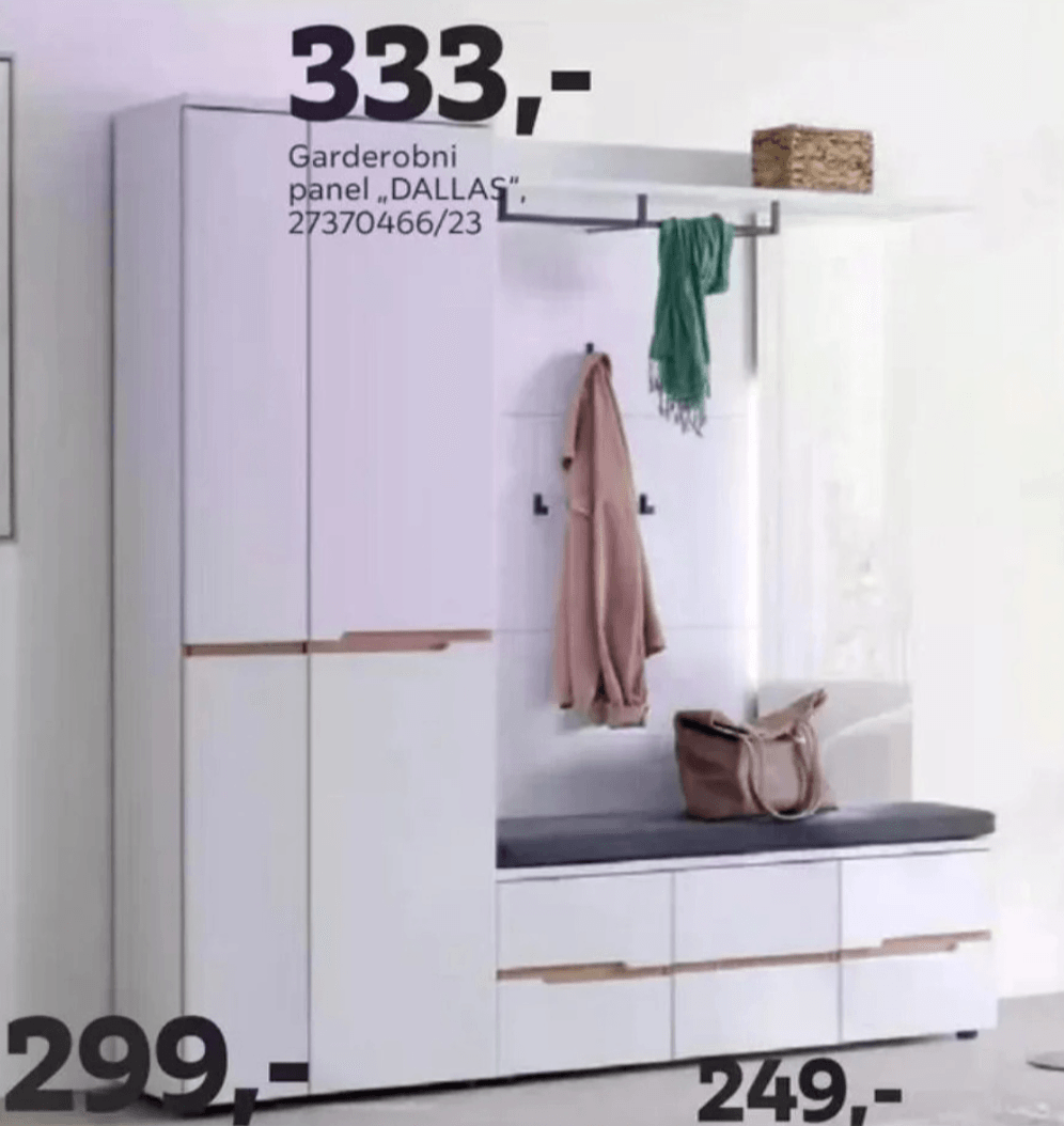 Garderobni panel „DALLAS“