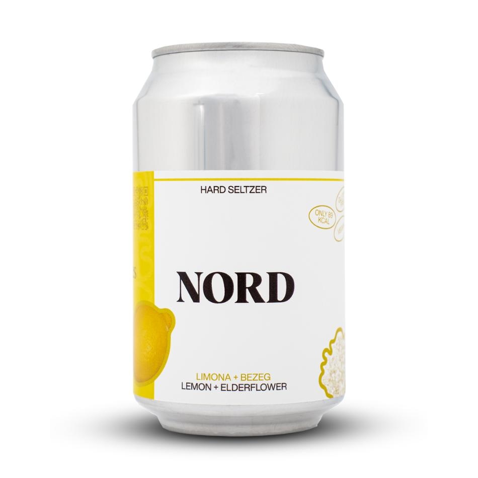 Aromatizirana Alkoholna Gazirana Pijača Nord Hard Seltzer 0,33 l