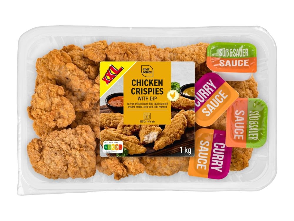 Chef select Hrustljavi piščančji medaljoni XXL 1 kg