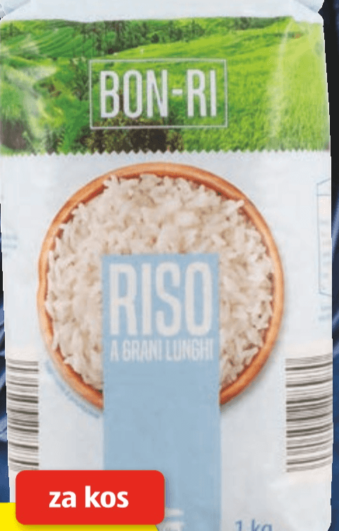 BON-RI Dolgozrnati Riž 1 kg